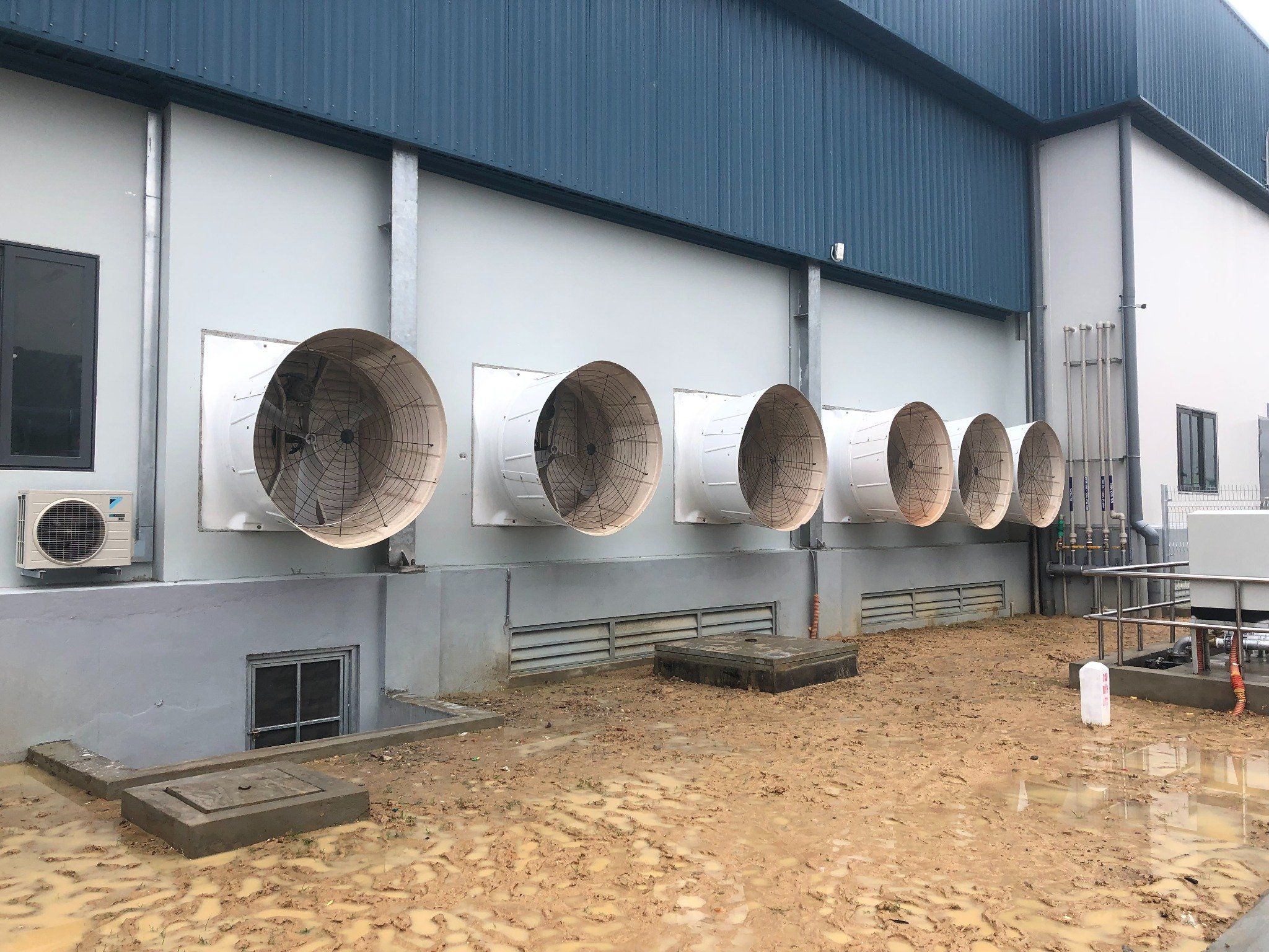 Xây dựng nhà máy giết mổ heo