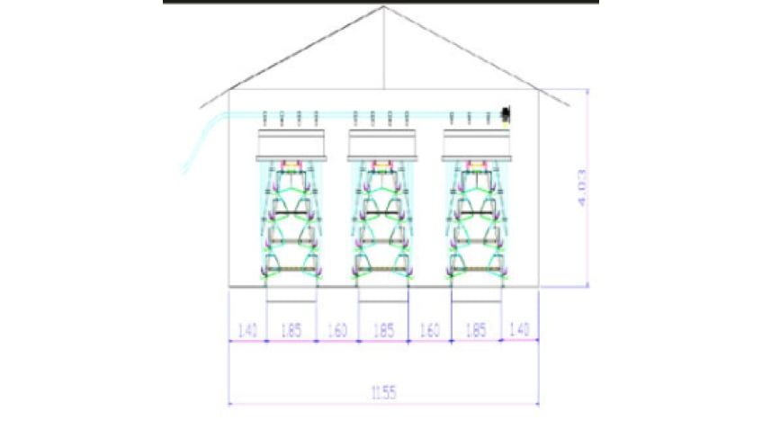 Lồng gà chuồng mô hình chữ A