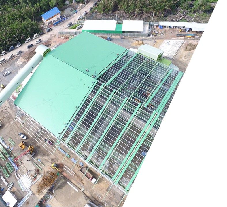 Nhà kho nguyên liệu thức ăn chăn nuôi