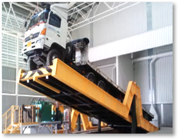 Truck Dump - Bàn nâng xe tải