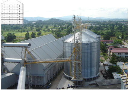 Flat bottom silo/Silo đáy bằng