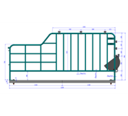 Chuồng heo mang thai sắc đặc sơn – Model: KSP221230