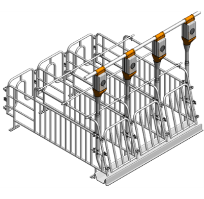 Chuồng heo mang thai – Model: KSP0-230807