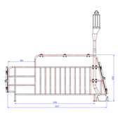 Chuồng heo mang thai – Model: KSP0-230807