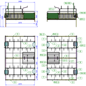 Chuồng heo nái đẻ - Model: DL24020102
