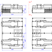Chuồng heo nái đẻ - Model: KP241224