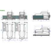 Chuồng heo nái đẻ - Model: TP250611