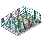 Chuồng heo mang thai sắc đặc sơn – Model: KSP221230