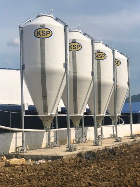 Silo sợi thủy tinh – fiberglass