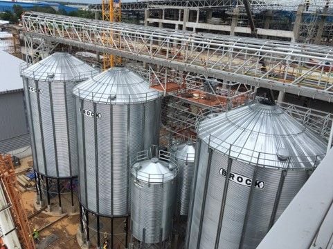 Silo đáy phễu – Hopper Silo