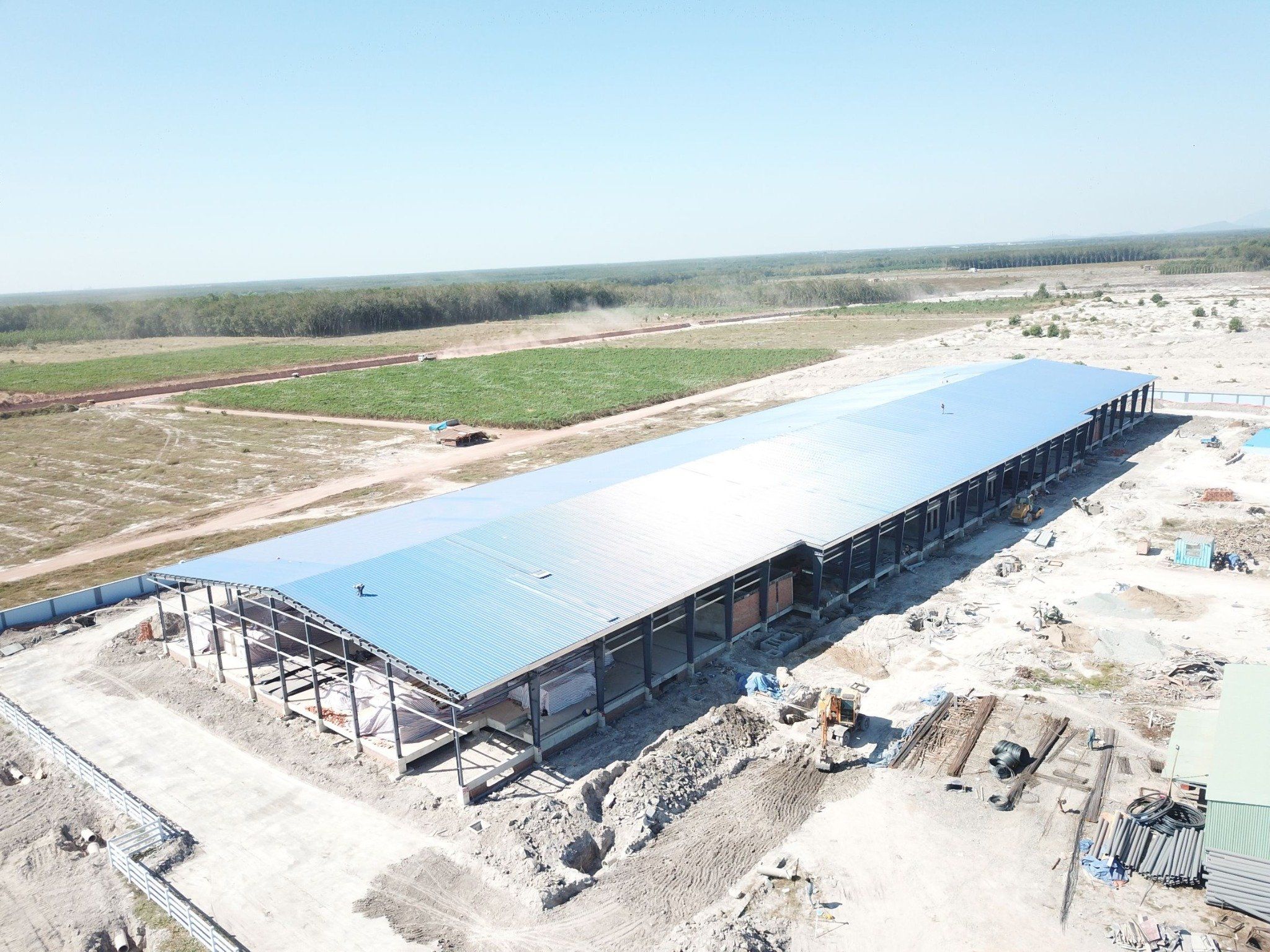 Xây dựng nhà máy ấp trứng-CPV FOOD Bình Phước