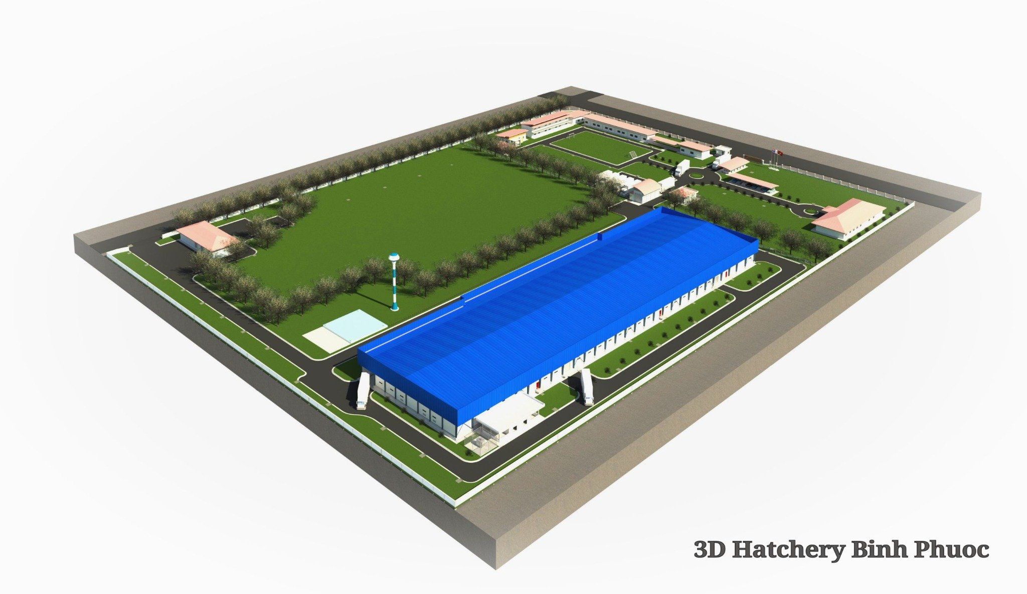 Xây dựng nhà máy ấp trứng-CPV FOOD Bình Phước