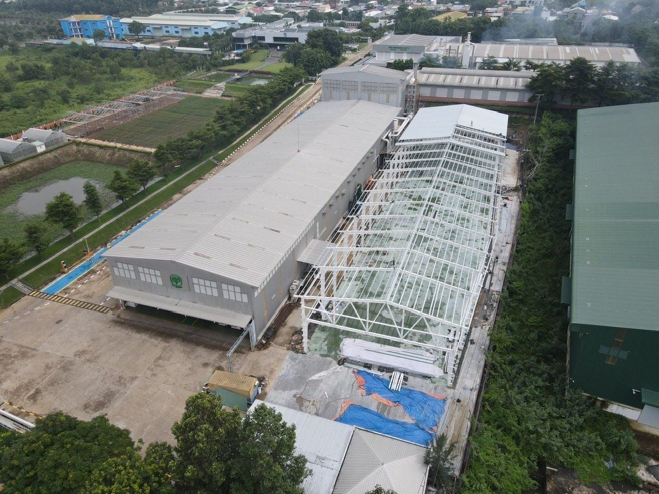 Xây dựng nhà máy sấy hạt ngô - CP Seeds Đồng Nai