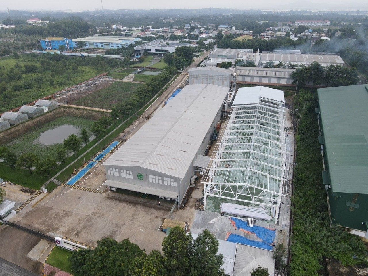 Xây dựng nhà máy sấy hạt ngô - CP Seeds Đồng Nai