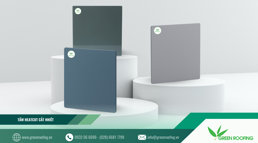 Tấm Polycarbonate Heatcut - Tấm Chắn Nhiệt | Green Roofing