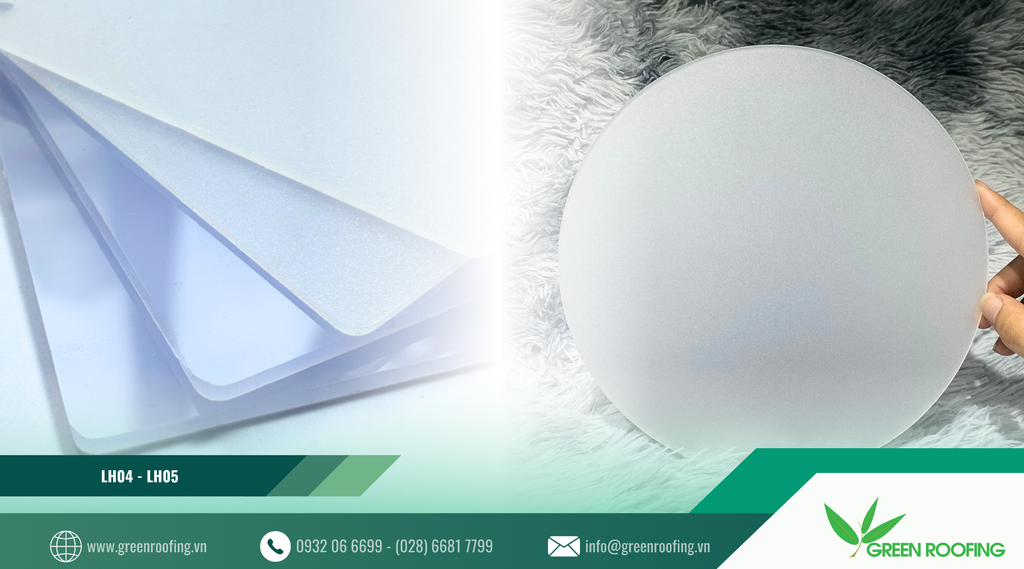 Tấm nhựa tản sáng Polycarbonate