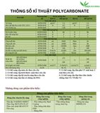  BẢNG GIÁ CỦA TẤM POLYCARBONATE ĐẶC CAO CẤP 2024, GREEN ROOFING 