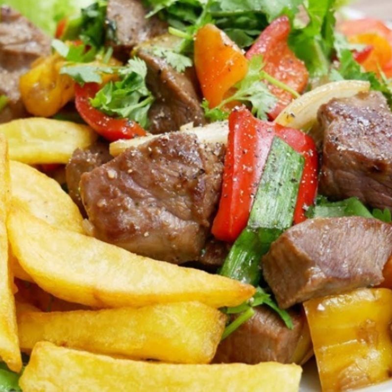  Bò Nhật Lúc Lắc (Stir-Fried Beef Cubes) 