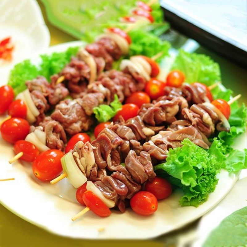  Bò nướng lụi (Grilled Beef Skewers) 