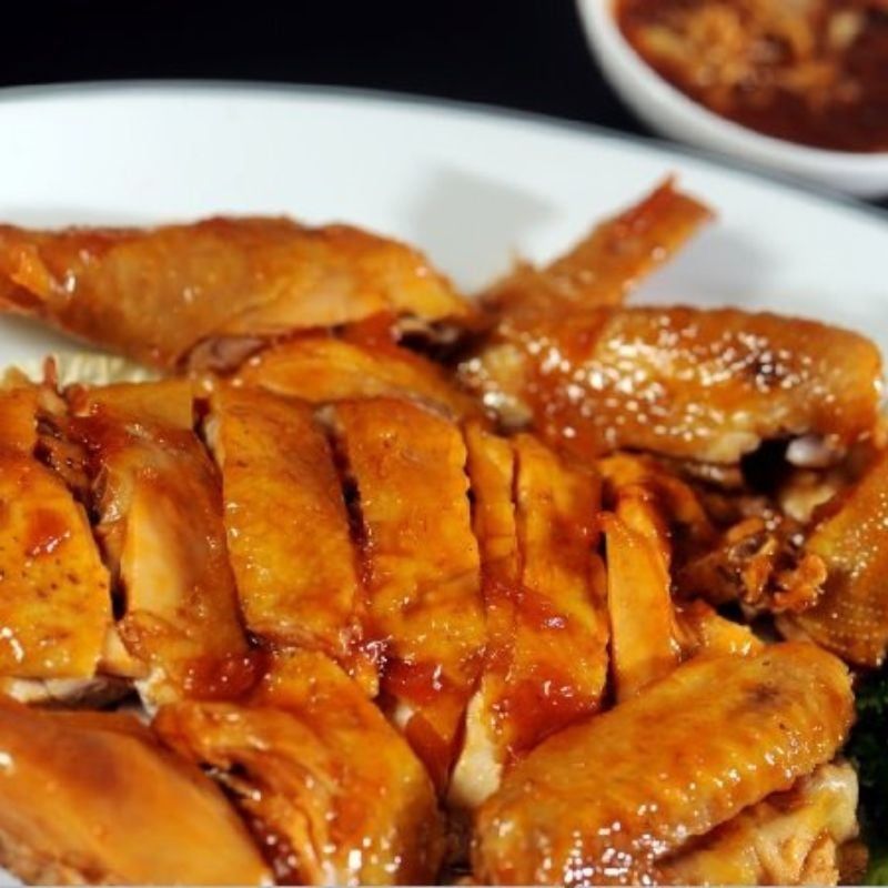  Gà ta Hấp Mắm Nhĩ (Steamed with Fish Sauce) 