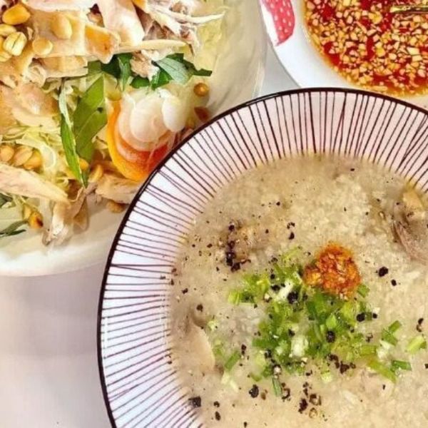  Gà ta Nấu Cháo Gỏi (Chicken Porridge Set) 