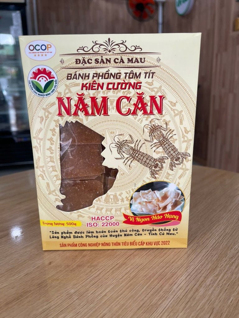 Bánh Phồng Tôm Tít Năm Căn - Hộp 500Gr