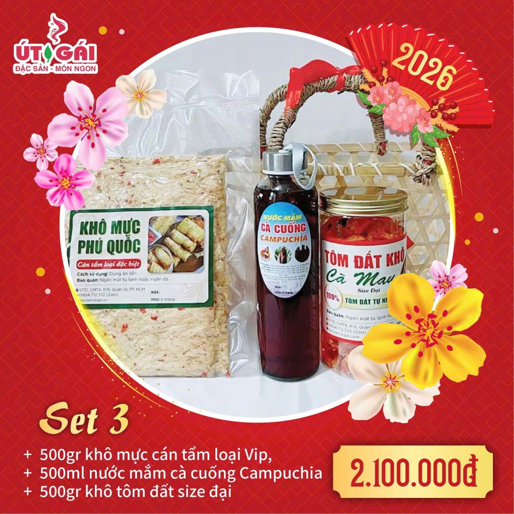 Giỏ Quà Tết Hải Sản Cao Cấp – Biếu Là Ghi Điểm