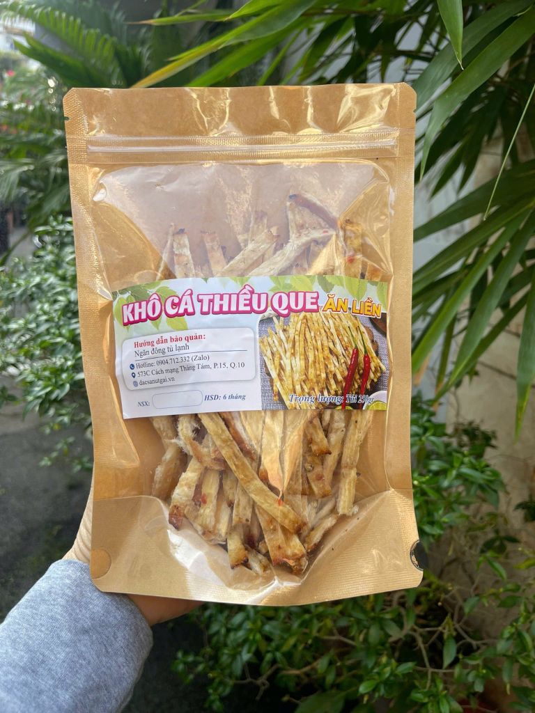 Khô Cá Thiều Que Ăn Liền - Túi 250Gram