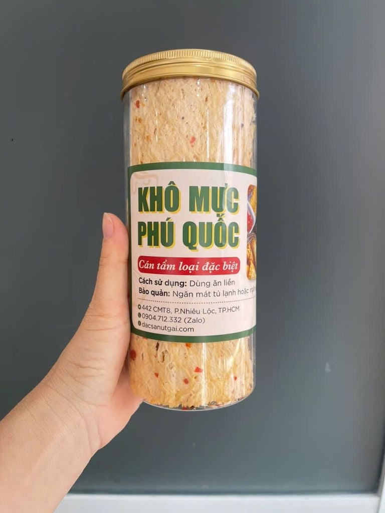 Khô Mực Cán Tẩm Loại 1 - Túi 250Gr