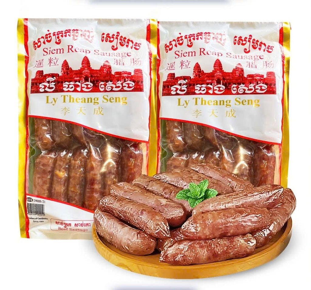 Lạp Xưởng Bò Siêm Riệp - 500Gram