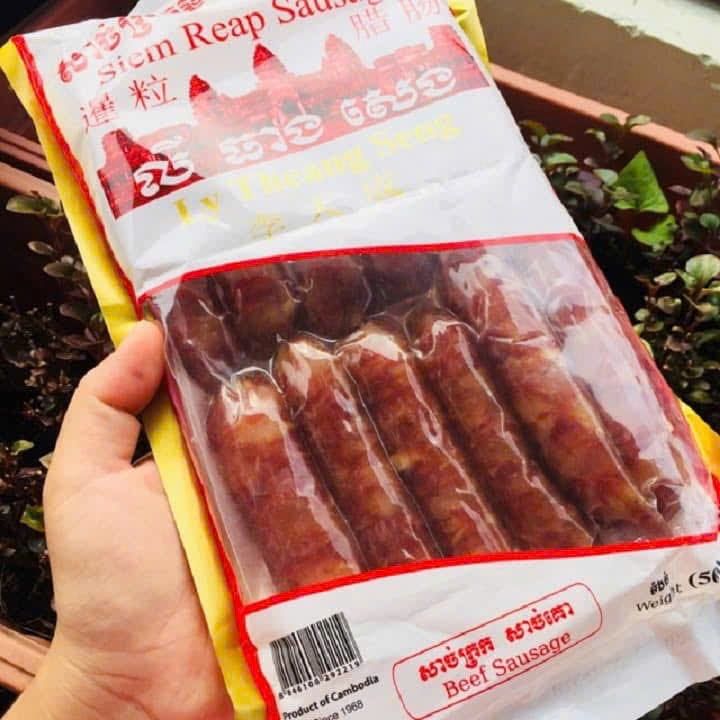 Quà Tặng Tết - Lạp Xưởng Bò Siêm Riệp 1Kg - Đậm Vị Ngày Xuân