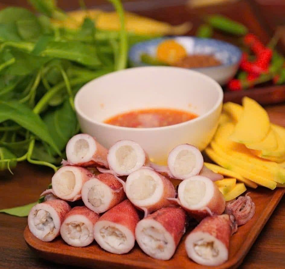 Mực Ống Trứng Bình Thuận - 500Gr