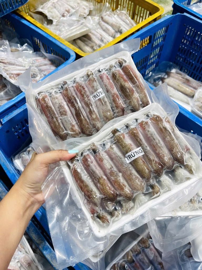 Mực Ống Trứng Bình Thuận - 1Kg