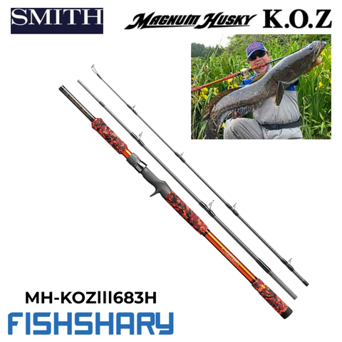 Cần Câu Frog Fish Head KOZ III 683H 3 Pieces – Cần Đa Khúc Cao Cấp Cho Frog & Big Bait