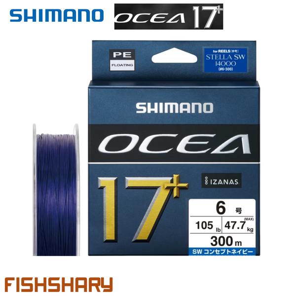 Dù câu PE Shimano OCEA 17+ JDM 300m