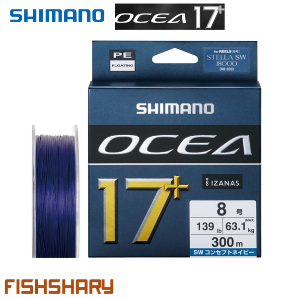 Dù câu PE Shimano OCEA 17+ JDM 300m