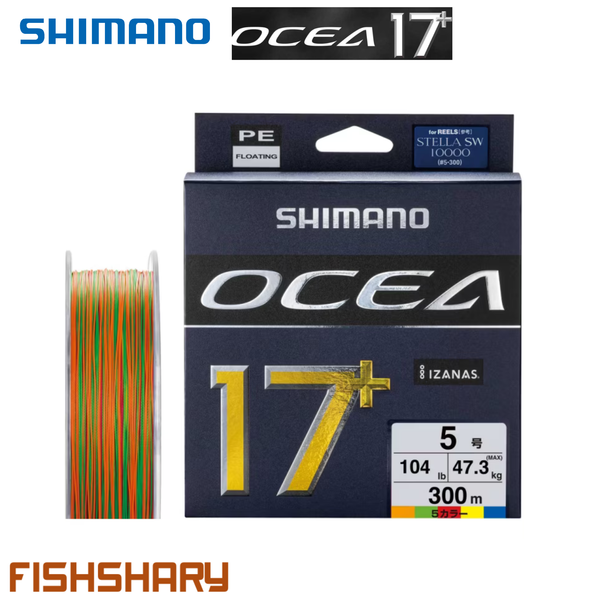 Dù câu PE Shimano OCEA 17+ JDM 300m