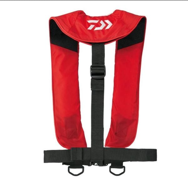 Áo phao tự thổi Daiwa DF-2608 – Inflatable Life Jacket cao cấp (Shoulder Type)