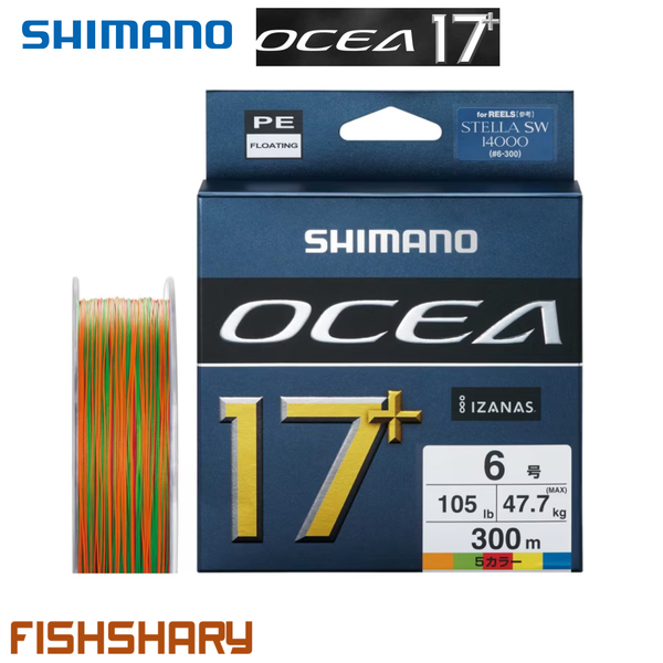 Dù câu PE Shimano OCEA 17+ JDM 300m