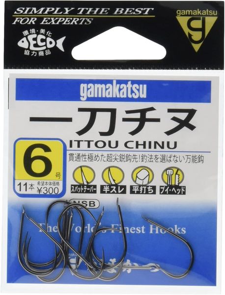 Lưỡi câu có ngạnh Gamakatsu Itto Chinu NSB