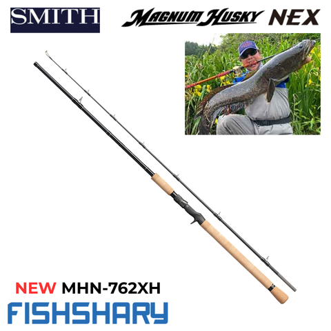 Cần câu Frog Smith Magnum Husky NEX MHN-762XH – Sức mạnh tối đa cho cover dày và cá lóc khủng