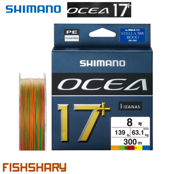 Dù câu PE Shimano OCEA 17+ JDM 300m
