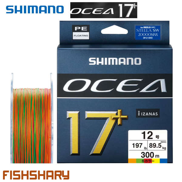 Dù câu PE Shimano OCEA 17+ JDM 300m