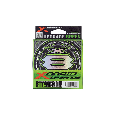 Dây PE X-Braid Upgrade X8 Mono Green 300m – PE 8 Bện Cao Cấp Đơn Sắc, Độ Bền Vượt Trội 300m
