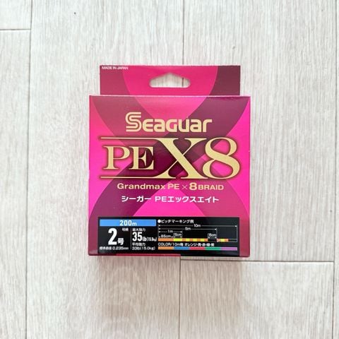 DÙ CÂU CÁ PE SEAGUAR X8 BRAID 200m