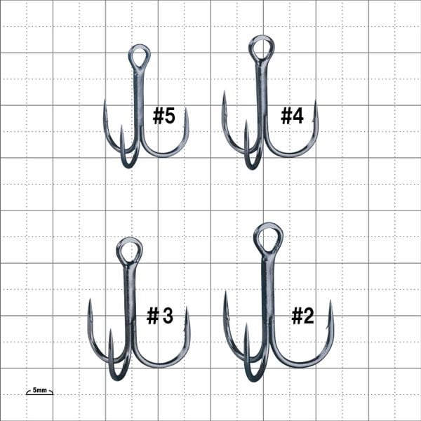 Lưỡi 3 tiêu Gamakatsu Treble RB/M - 68-449 phủ nano