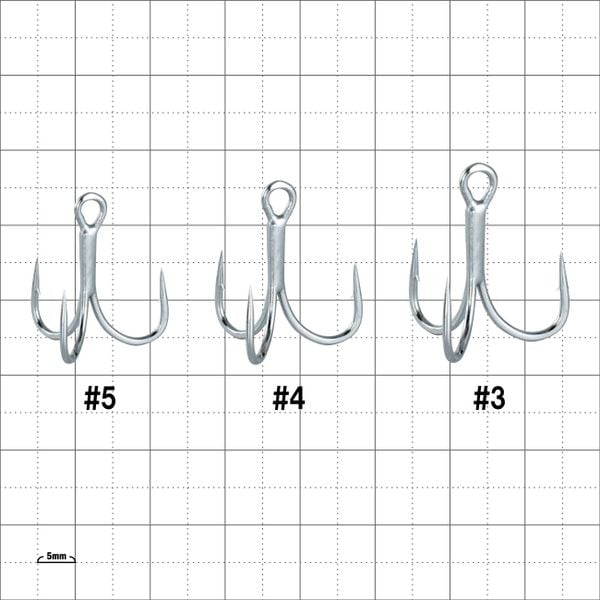 Lưỡi 3 tiêu Gamakatsu Treble SP/MH - 67-631