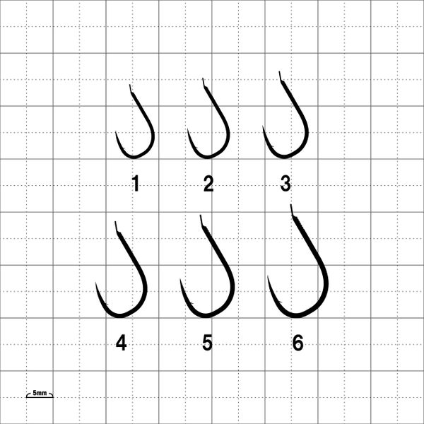 Lưỡi đơn Gamakatsu Itto Chinu Có ngạnh NSB 6号 67-022