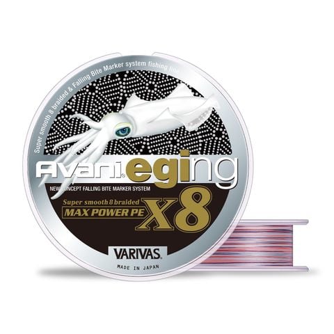VARIVAS Avani Eging Max Power PE X8 – Dây PE Eging Chuyên Dụng 8 Braid Chính Hãng Nhật