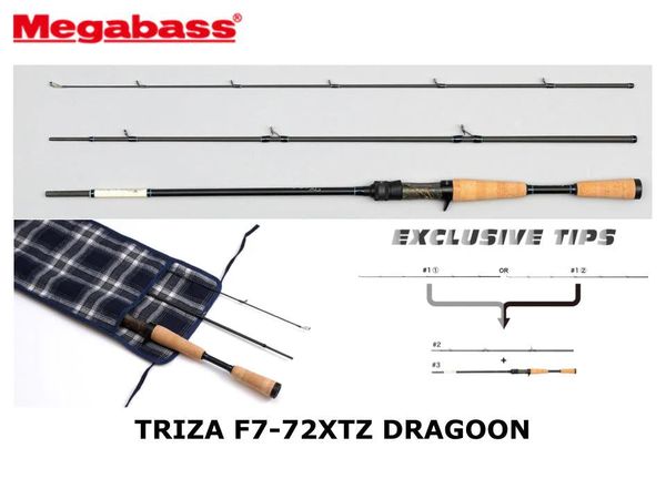Megabass TRIZA F7-72XTZ 3 PICE